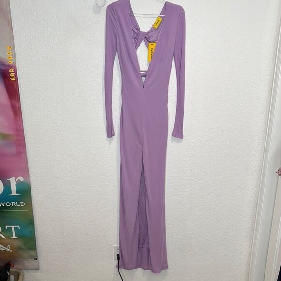 NWT DUNDAS Revolve Orion Lilac Evening Dress US Size Medium/ IT 42 - Picture 2 of 16